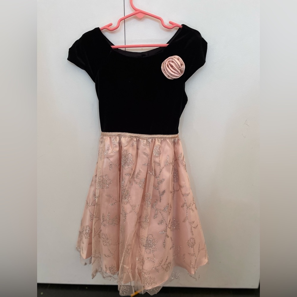 Beautiful Jona Michelle pink and black dress